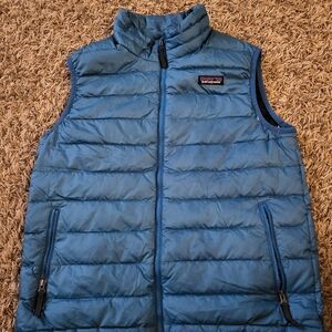 Kid's Patagonia Blue Puffer Vest